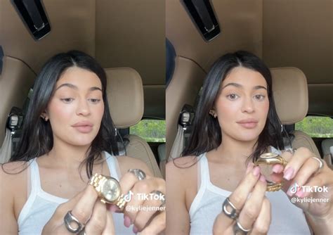 kylie jenner rolex|Kylie Jenner sparks debate after pulling Rolex from bottom of her purse.